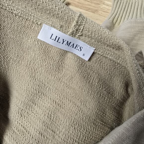 Lily Maes Small Hoodie Sweatshirt Henley Pocket Thumbholes Outdoors Collegiate - Picture 9 of 10